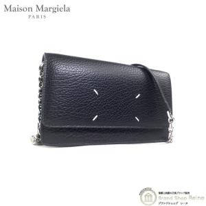 メゾン マルジェラ （Maison Margiela） ４ステッチ チェーンウォレット 長財布 SA3UI0008 ブラック（中古）｜reine-web