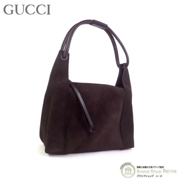 グッチ （GUCCI） スェード 肩掛け 101333 ダークブラウン系（中古） ショルダー バッグ