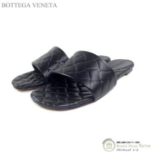 ボッテガ ヴェネタ （BOTTEGA VENETA） エイミー フラットミュール サンダル 778163 ＃36 1/2 ブラック（新品）｜reine-web