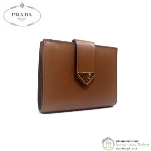 美品⭐️PRADA プラダ サフィアーノ 二つ折り 財布 ゴールド金具 レザー PRADA プラダ 二つ折財布 ゴールド サフィアーノ 【460
