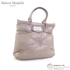 メゾン マルジェラ （Maison Margiela） グラムスラム トート ハンド ショルダー バッグ スモール S56WD0133 グレージュ（中古）