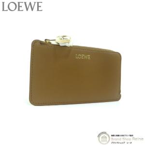 ロエベ （LOEWE） ぺブル コイン＆カードホルダー カードケース コインケース 小銭入れ CANBZ40X01 オーク（新品）｜reine-web