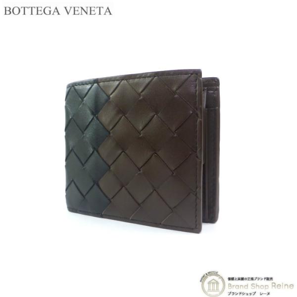 ボッテガ ヴェネタ （BOTTEGA VENETA） イントレ コインパース付き 二つ折り 財布 7...
