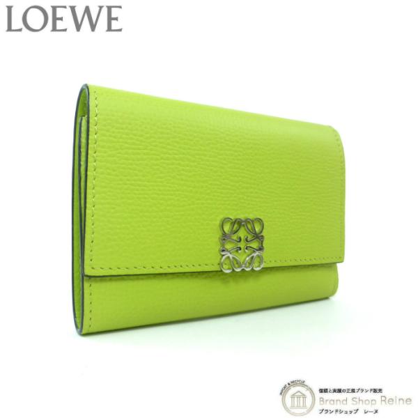 ロエベ （LOEWE） アナグラム バーティカル ウォレット スモール コンパクト 三つ折り 財布 ...