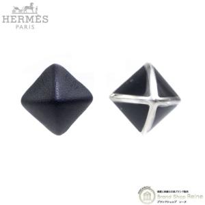 【まさお様】HERMES エルメス シングルピアス サボ ブラック ブルーリン HERMES 【新品同様】エルメス シングルピアス サボ セット