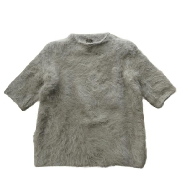 ルイヴィトン （LOUIS VUITTON）アンゴラ シャギー ニット セーター 半袖 S ブラウン...