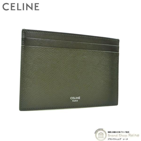 セリーヌ （CELINE） カードケース カードホルダー 10B76 カーキ（新品）