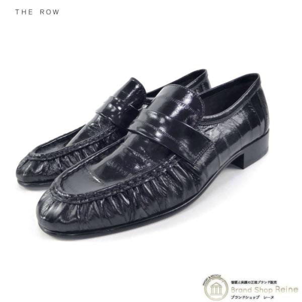 ザ・ロウ （The Row） Soft Loafer イールスキンレザー ローファー ＃38 シュー...