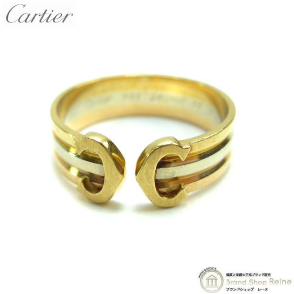 カルティエ （Cartier） C2 K18 リング 指輪 750PG×750YG×750WG #5...
