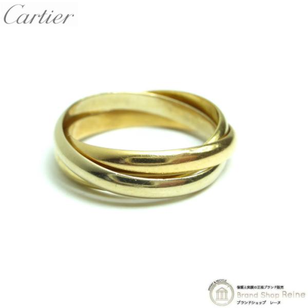 カルティエ （Cartier） トリニティ 3連 K18 リング 750YG×750WG 指輪 12...