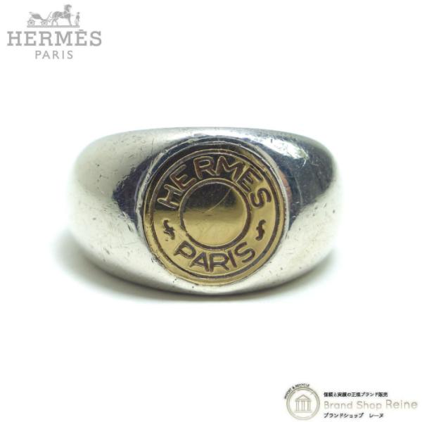 エルメス （HERMES） セリエ リング ゴールド×シルバー 925 750 指輪 ＃52 ヴィン...
