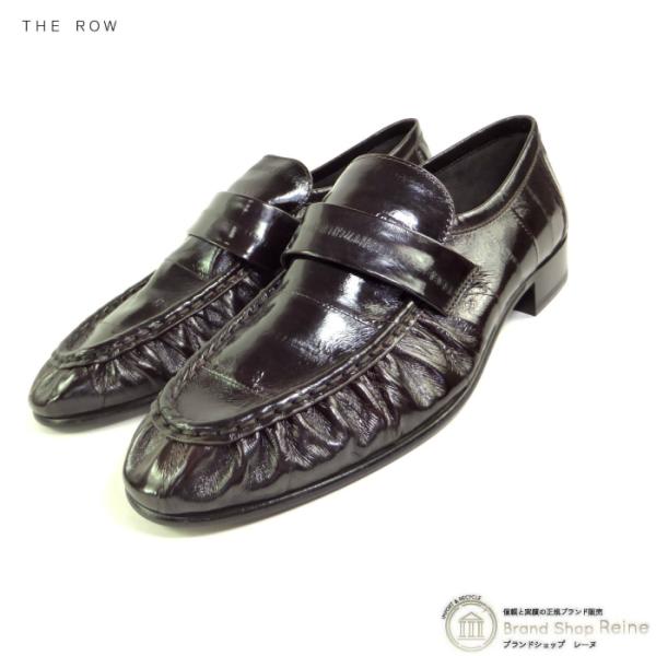 ザ・ロウ （The Row） Soft Loafer イールスキンレザー ローファー ＃37 1/2...