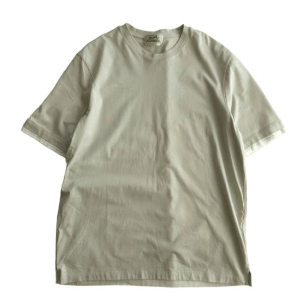 エルメス （HERMES） コットン レイヤード デザイン Tシャツ トップス M グレー ウェア ...