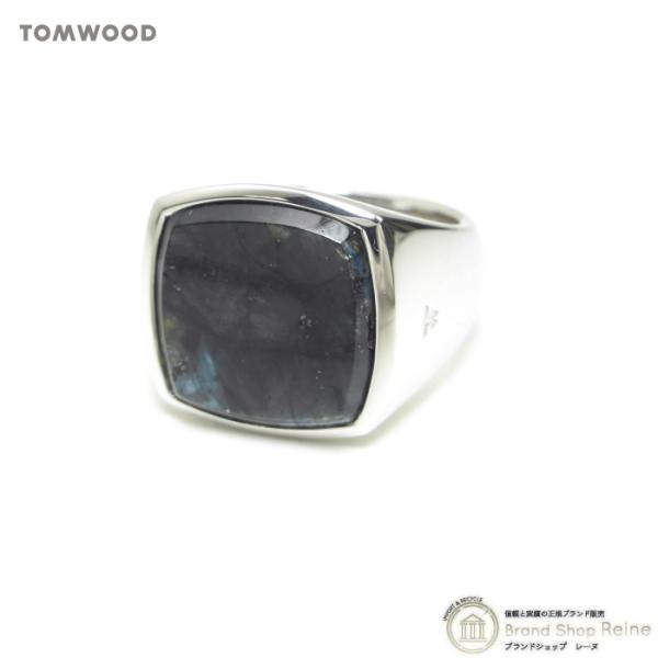 トムウッド （TOM WOOD） Cushion Ring クッション リング ブラックラルビカイト...