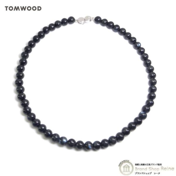 トムウッド （TOM WOOD） Cove Necklace 16インチ BLACKLARVIKIT...