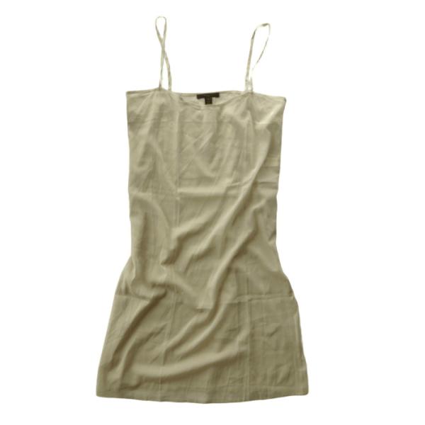 ルイヴィトン （LOUIS VUITTON）シルク キャミソール シアー ワンピース ストレッチ L...