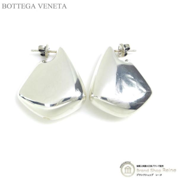 ボッテガ ヴェネタ （BOTTEGA VENETA） スモール フィン ピアス シルバー Ag925...