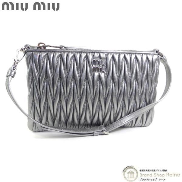 ミュウミュウ （MIUMIU） MINI CONTENITRE マテラッセ ハンドバッグ 5NH01...