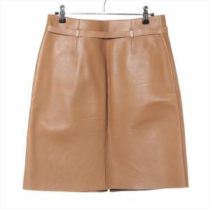 グッチ (GUCCI) レザー フロントジップ...の詳細画像1