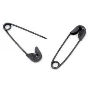 ピピン@(黒) 楽天市場】安全ピン 黒ニッケルスナップピン（NO.3） 黒ニッケル