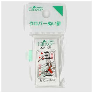 クロバーぬい針 金耳針三ノ二（麻ウール木綿などの普通生地用）高級手芸縫い針太さ0.71mm×長さ36...