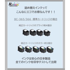 キャノン BK増量 BC-365/366詰め替...の詳細画像3