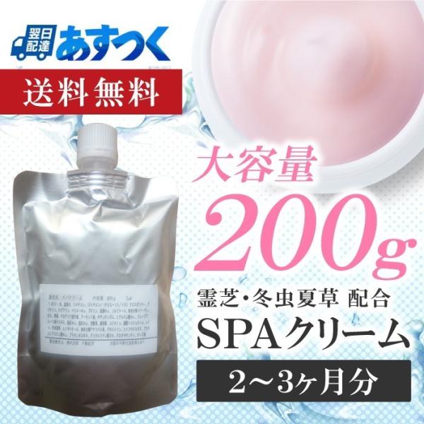 オールインワンスキンケア 霊芝 冬虫夏草 SPAクリーム 200g 30代 40代 50代 60代