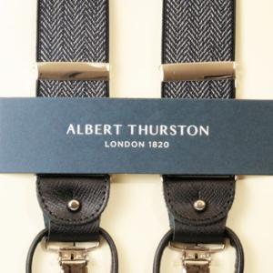 アルバートサーストン ALBERT THURSTON サスペンダー ブラック