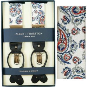 アルバートサーストン ALBERT THURSTON サスペンダー Y型 ブラック L