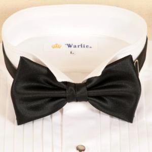 蝶ネクタイ 蝶タイ ボウタイ メンズ フォーマル 結婚式 披露宴 二次会 ブラック 無地 幅広  NT70-KURO