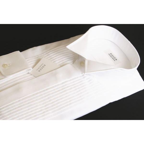 ピンタック ウィングカラーシャツ フォーマル メンズ 綿100％ KGB007