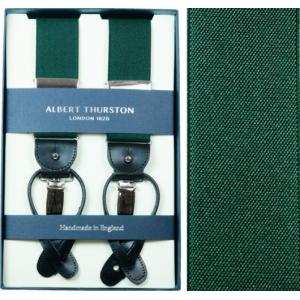 アルバートサーストン サスペンダー ELASTIC ブルー ALBERT THURSTON
