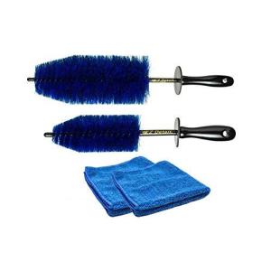 EZ Detail (イージーディテール) ブラシ 無料のタオル付き - 大小