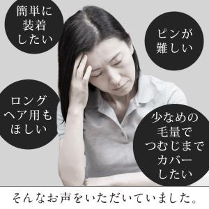 ピンなし 部分かつら PP01 パットポンプレ...の詳細画像3