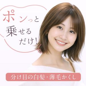 毛量少なめ ピンなし 部分かつら PP02 パ...の詳細画像4