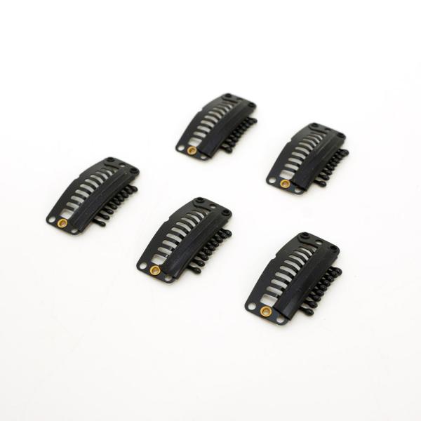 ウィッグピン 5個セット ストッパー クリップ スチール製 留め金具 パッチン止め 医療用部分かつら...