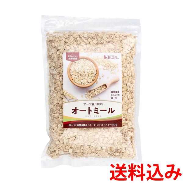 オートミール 500g オーツ麦 食物繊維 鉄分 送料込み(送料無料) 同梱区分A(在庫切れの場合あ...