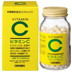 オリヒロ ビタミンC粒 300粒(30日分) 美肌 美容 アスコルビン酸 サプリ 送料無料(在庫切れでお待ちいただく場合が多いです)｜reju