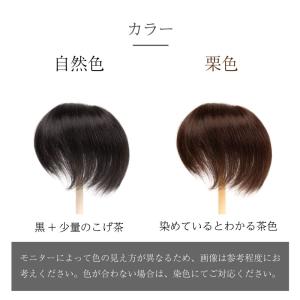 返品OK 部分ウィッグ 人毛100% ヘアピー...の詳細画像4