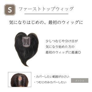 返品OK 部分ウィッグ 人毛100% ヘアピー...の詳細画像1