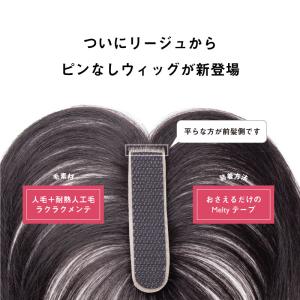 返品OK ピンなしウィッグ メルティ 部分 ウ...の詳細画像2