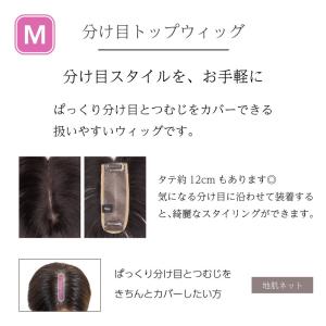 返品OK 部分ウィッグ 分け目 人毛100% ...の詳細画像3