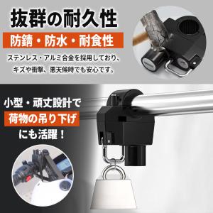 ヘルメットホルダー ヘルメットロック バイク ...の詳細画像3