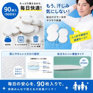 脇汗パッド 汗脇パッド 汗取りパッド襟汚れ防止...の詳細画像4