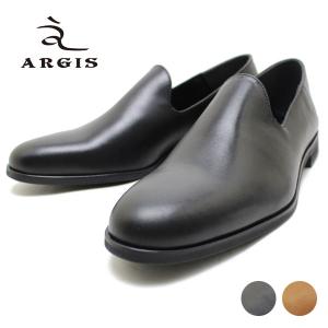 ARGIS（アルジス） 12103 上質レザー・チャッカブーツ ブラウン メンズ