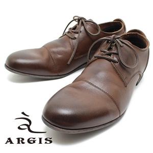 ARGIS（アルジス） 12103 上質レザー・チャッカブーツ ブラウン メンズ