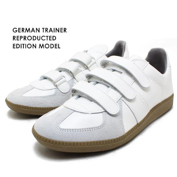 GERMAN TRAINER ＃1193 ホワイト ジャーマントレーナー レザースニーカー スロバキ...