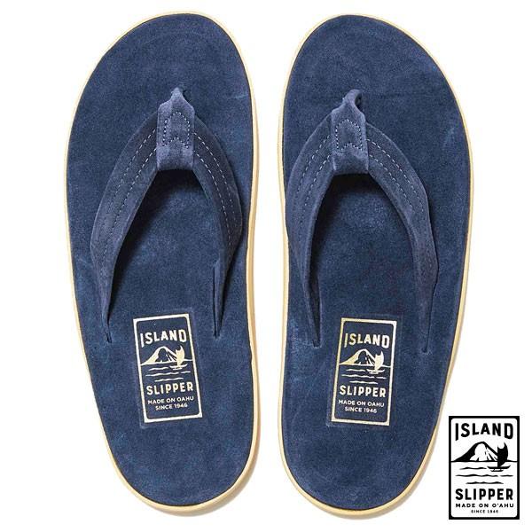 アイランドスリッパ Island Slipper PT203 スエードサンダル ネイビー メンズ