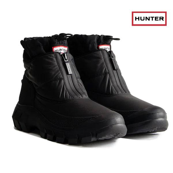 国内正規品 HUNTER ハンター メンズ イントレピッド ジップ アンクル スノーブーツ MENS...