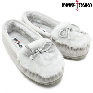 Minnetonka/ミネトンカ 正規品 KYLAH SLIPPER/キーラスリッパー ボアモカシン Sグレイ 40697 Minnetonka/ミネトンカ 正規品/レディース/正規品/シリアル｜relaaax